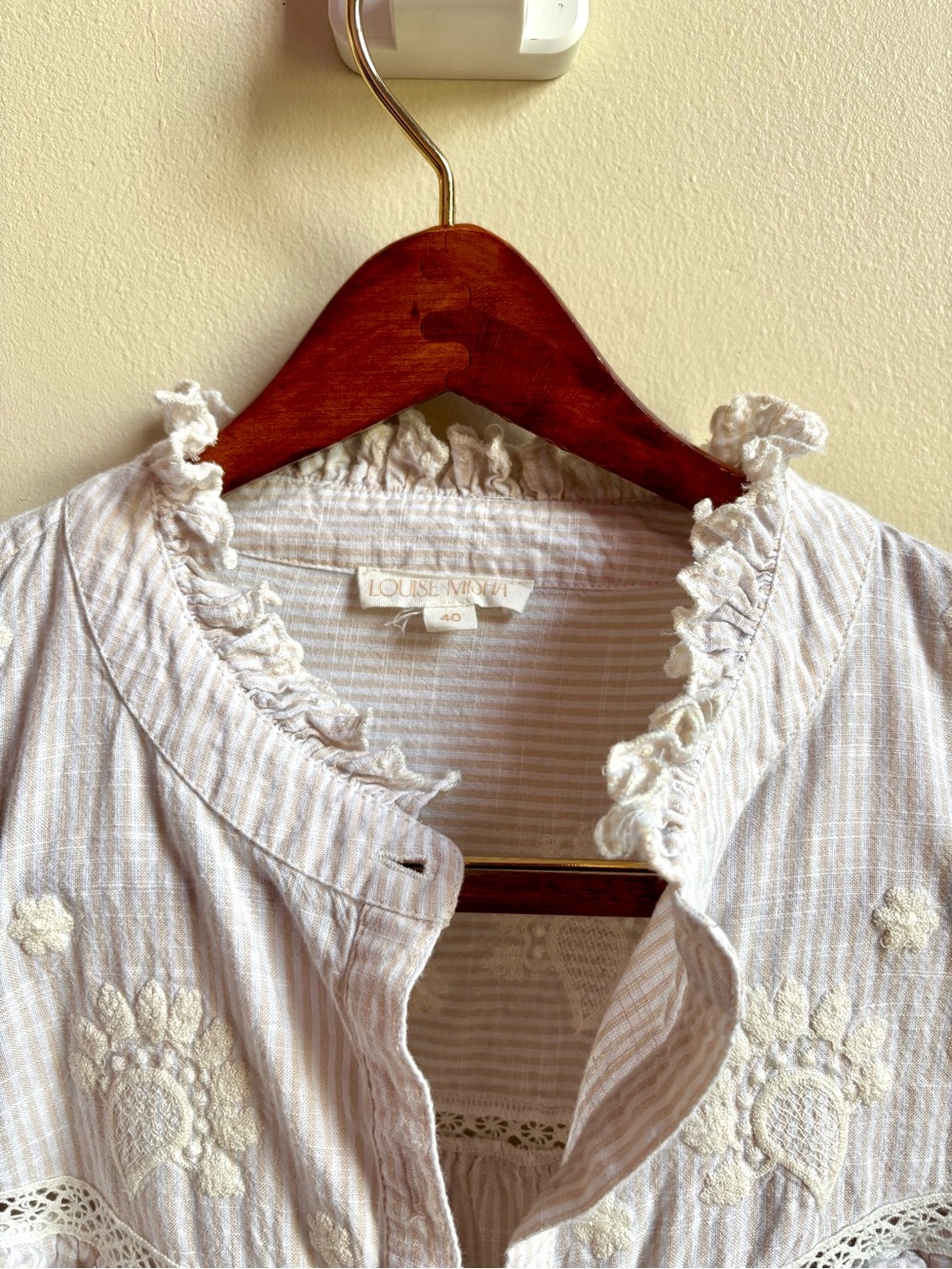 Louise Misha 100% cotton top 40 Large - Picture 3 of 5
